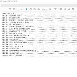 Yanmar 4TNV98-ZWBV2 Engine Parts Manual 50940213 - PDF DOWNLOAD
