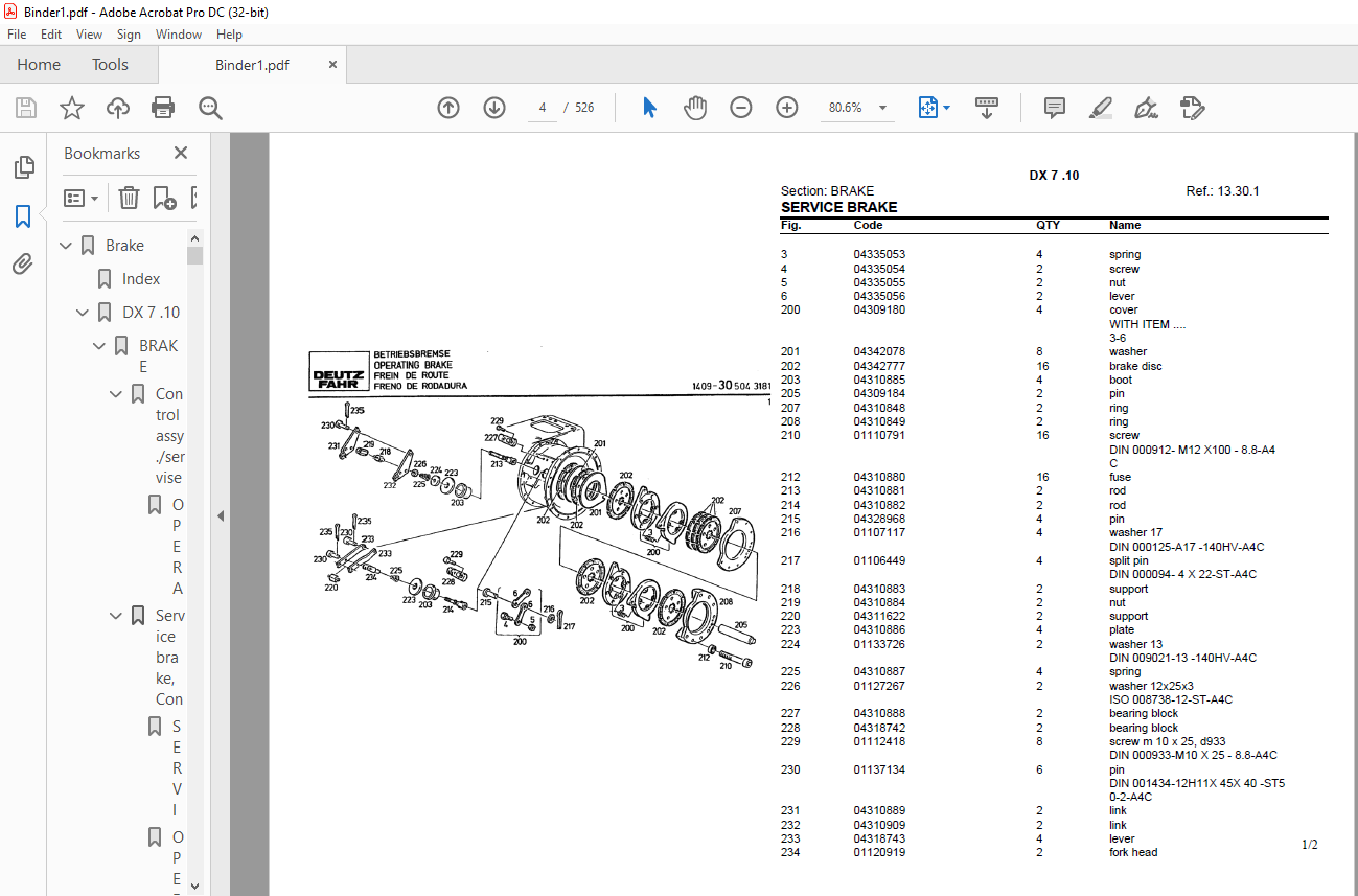 Deutz DX 7.10 Parts Catalog Manual - PDF DOWNLOAD - HeyDownloads ...