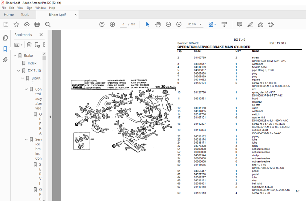 Deutz DX 7.10 Parts Catalog Manual - PDF DOWNLOAD - HeyDownloads ...