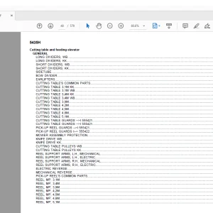 Deutz Fahr 5435H Parts Catalog Manual - PDF DOWNLOAD