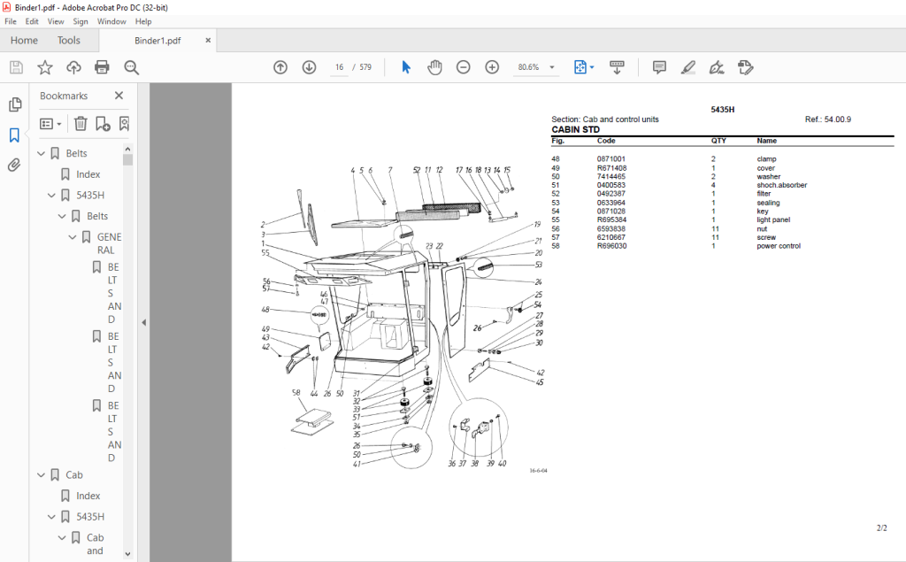 Deutz Fahr 5435H Parts Catalog Manual - PDF DOWNLOAD - HeyDownloads ...