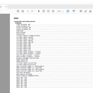 Deutz Fahr 5465H Parts Catalog Manual - PDF DOWNLOAD