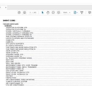 Deutz Fahr 5485HT COM3 Parts Catalog Manual - PDF DOWNLOAD