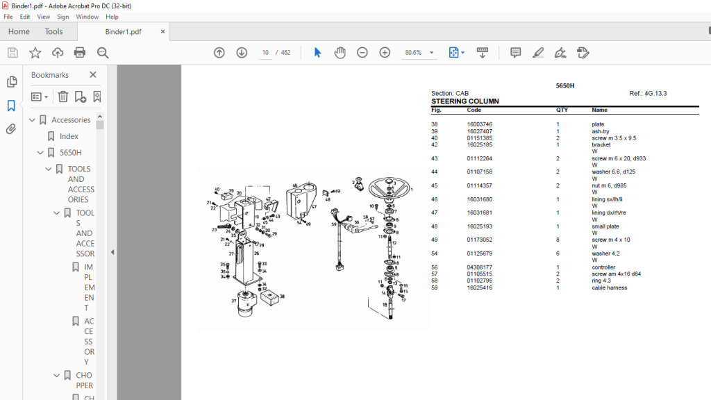 Deutz Fahr 5650h Parts Catalog Manual - Pdf Download - Heydownloads 