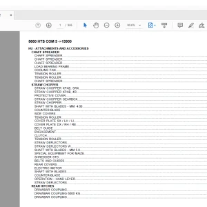 Deutz Fahr 5660 HTS COM3 13900 Parts Catalog Manual - PDF DOWNLOAD