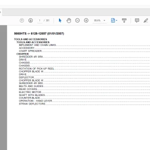 Deutz Fahr 5660HTS After 6128 12657 Parts Catalog Manual - PDF DOWNLOAD