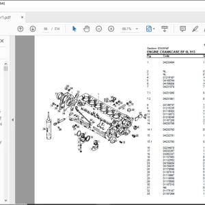 Deutz Fahr 5670 Parts Catalog Manual  -  PDF DOWNLOAD