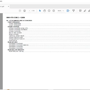 Deutz Fahr 5690HTS COM2 - 12858 Parts Catalog Manual - PDF DOWNLOAD
