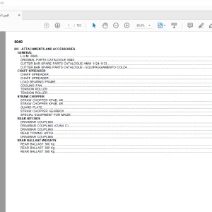 Deutz Fahr 6040 Parts Catalog Manual - PDF DOWNLOAD
