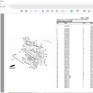Deutz Fahr 6090 after 14500 Parts Catalog Manual - PDF DOWNLOAD