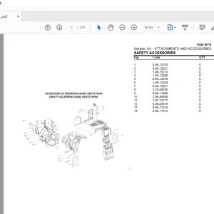 Deutz Fahr 7545 RTS Parts Catalog Manual - PDF DOWNLOAD
