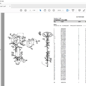 Deutz Fahr ACTOR 5520 Parts Catalog Manual - PDF DOWNLOAD