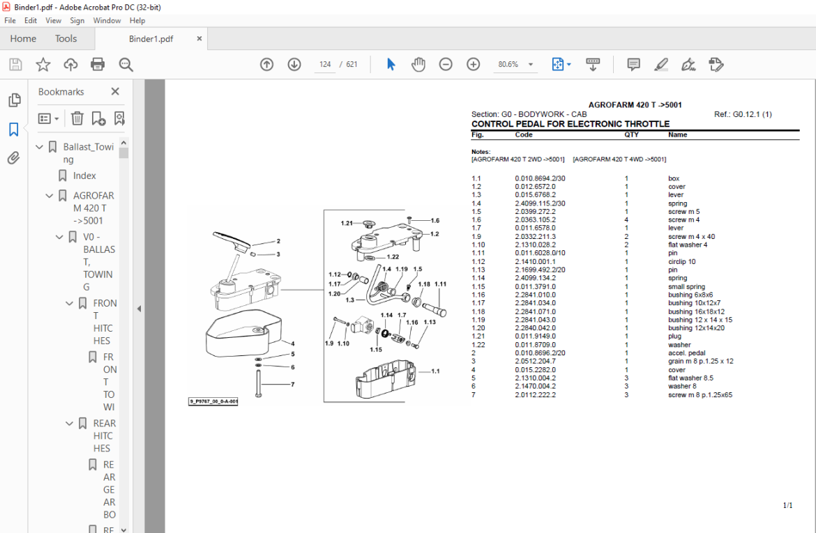 Deutz Fahr Agrofarm T Parts Catalog Manual Pdf Download