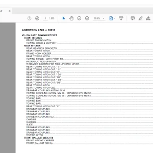 Deutz Fahr AGROTRON L720 after 10010 Parts Catalog Manual - PDF DOWNLOAD