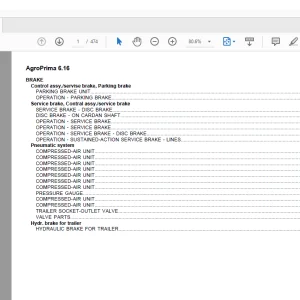 Deutz Fahr AgroPrima 6.16 Parts Catalog Manual - PDF DOWNLOAD