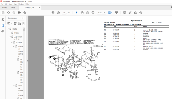 Deutz Fahr AgroPrima 6.16 Parts Catalog Manual - PDF DOWNLOAD ...