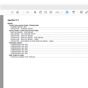 Deutz Fahr AgroStar 6.11 Parts Catalog Manual -  PDF DOWNLOAD