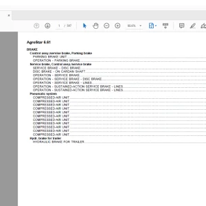Deutz Fahr AgroStar 6.61 Parts Catalog Manual - PDF DOWNLOAD