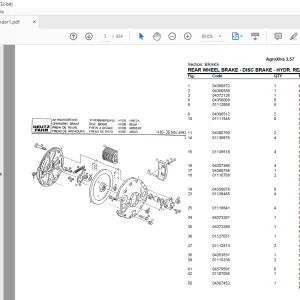 Deutz Fahr AgroXtra 3.57 Parts Catalog Manual - PDF DOWNLOAD