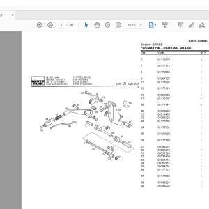 Deutz Fahr Agrocompact 3.30 V F Parts Catalog Manual - PDF DOWNLOAD