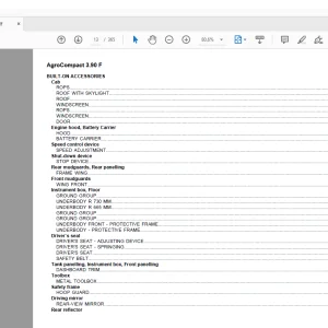 Deutz Fahr Agrocompact 3.90 F Parts Catalog Manual - PDF DOWNLOAD