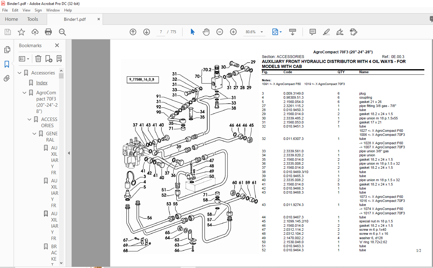 Deutz Fahr Agrocompact F Parts Catalog Manual Pdf Download Heydownloads