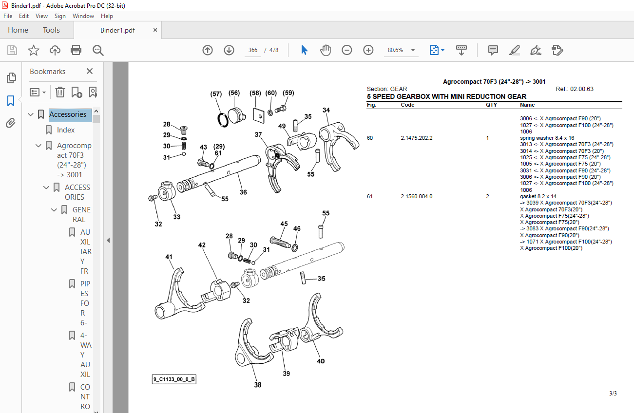 Deutz Fahr Agrocompact F After Parts Catalog Manual Pdf Download