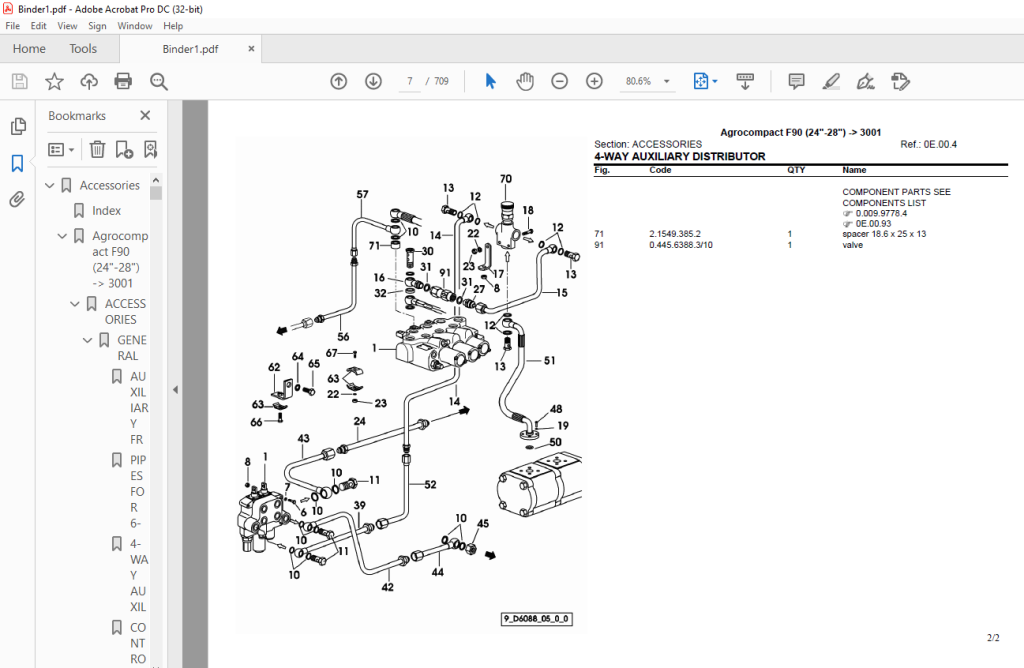 Deutz Fahr Agrocompact F After Parts Catalog Manual