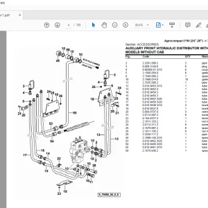 Deutz Fahr Agrocompact F90 (24-28) after 3001 Parts Catalog Manual   - PDF DOWNLOAD