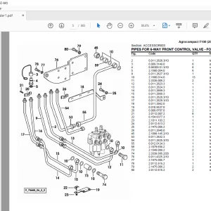 Deutz Fahr Agrocompact F100 (20) Parts Catalog Manual - PDF DOWNLOAD