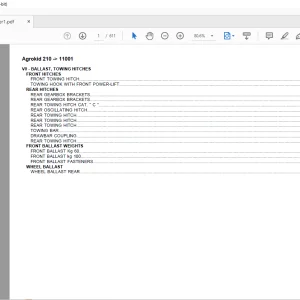 Deutz Fahr Agrokid 210 After 11001 Parts Catalog Manual - PDF DOWNLOAD