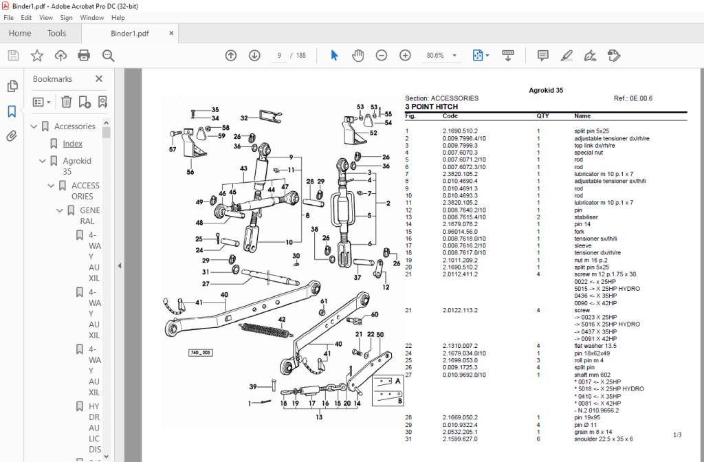 Deutz Fahr Agrokid 35 Parts Catalog Manual - PDF DOWNLOAD ...