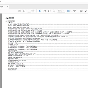 Deutz Fahr Agrokid 40 Parts Catalog Manual - PDF DOWNLOAD