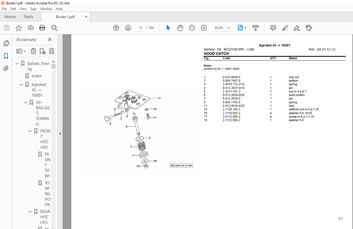 Deutz Fahr Agrokid 45 After 10001 Parts Catalog Manual - PDF DOWNLOAD ...