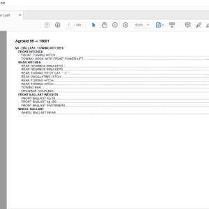 Deutz Fahr Agrokid 55 After 15001 Parts Catalog Manual - PDF DOWNLOAD