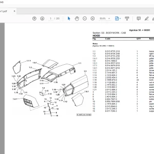 Deutz Fahr Agrolux 50 After 60001 Parts Catalog Manual - PDF DOWNLOAD