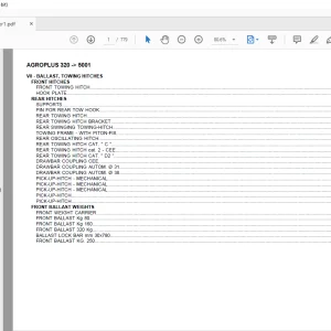 Deutz Fahr Agroplus 320 After 5001 Parts Catalog Manual - PDF DOWNLOAD