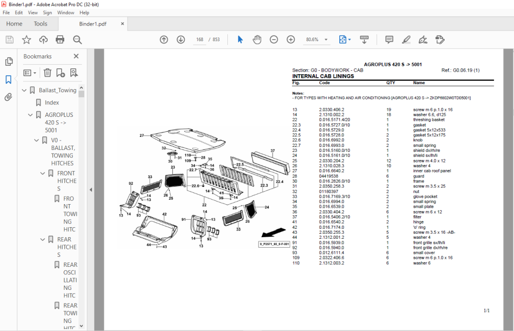 Deutz Fahr Agroplus S After Parts Catalog Manual Pdf Download Heydownloads Manual