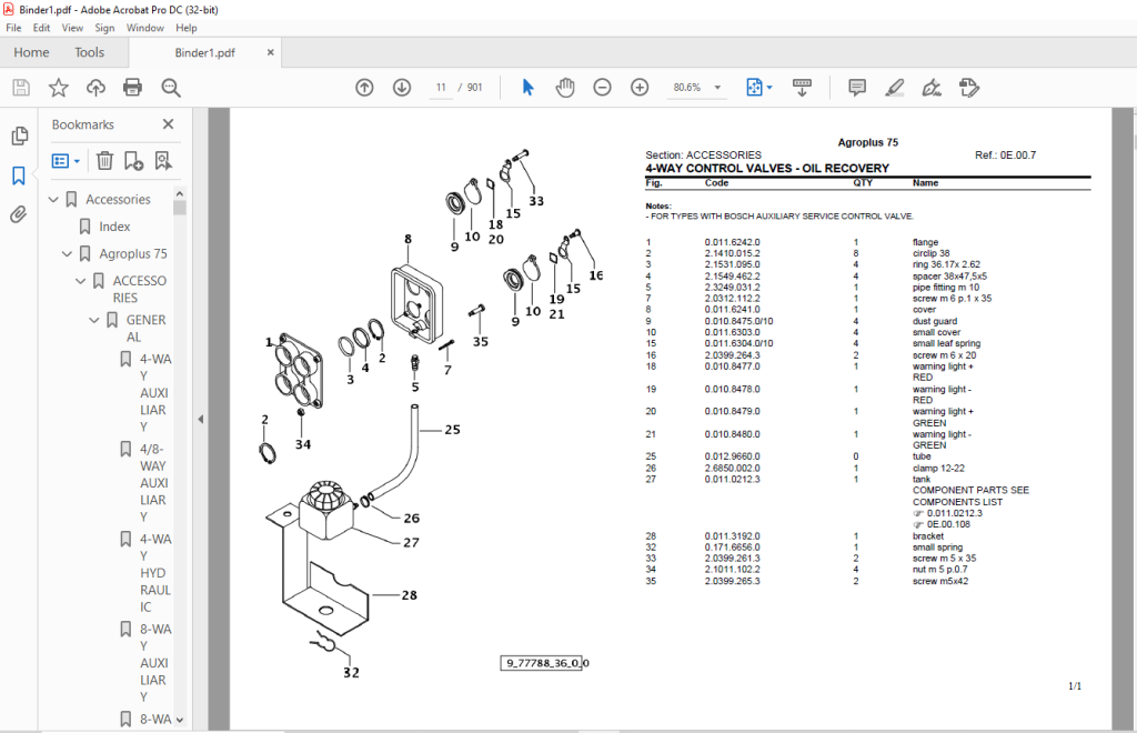 Deutz Fahr Agroplus 75 Parts Catalog Manual - PDF DOWNLOAD ...