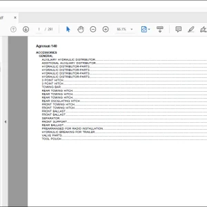 Deutz Fahr Agrosun 140 Parts Catalog Manual - PDF DOWNLOAD