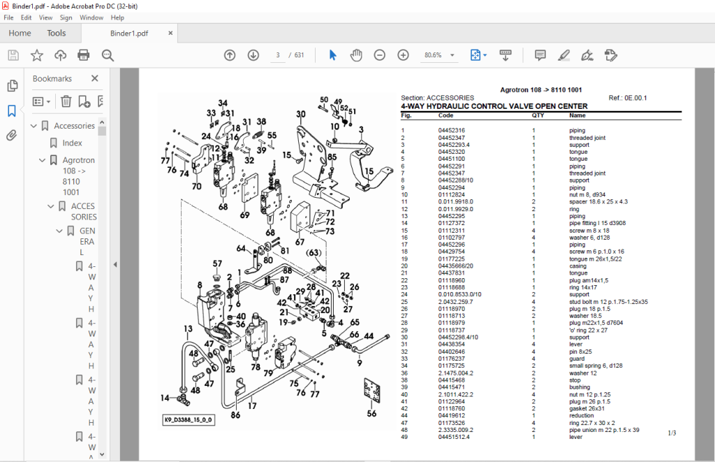 Deutz Fahr Agrotron 108 After 8110 1001 Parts Catalog Manual - PDF ...