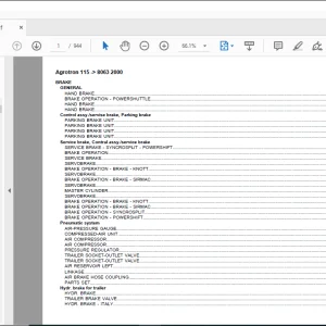 Deutz Fahr Agrotron 115 After 8063 2000 Parts Manual - PDF DOWNLOAD
