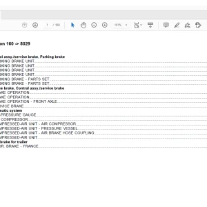 Deutz Fahr Agrotron 160 after 8029 Parts Catalog Manual - PDF DOWNLOAD