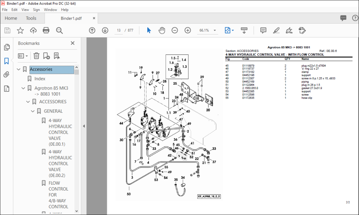 Deutz Fahr Agrotron 85 After 8083 1001 Parts Catalog Manual - PDF ...