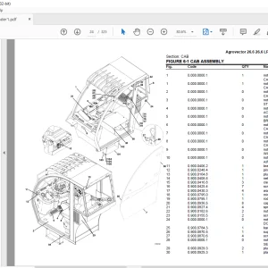 Deutz Fahr Agrovector 26.6 26.6 LP Parts Catalog Manual - PDF DOWNLOAD