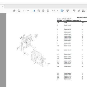 Deutz Fahr Agrovector 29.6 29.6LP Parts Catalog Manual - PDF DOWNLOAD