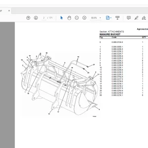 Deutz Fahr Agrovector 40.9 Parts Catalog Manual - PDF DOWNLOAD