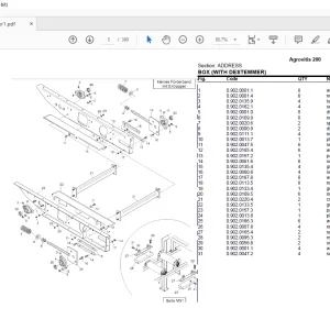 Deutz Fahr Agrovitis 200 Parts Catalog Manual - PDF DOWNLOAD
