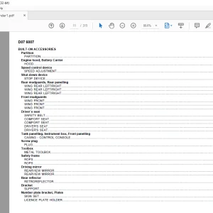 Deutz Fahr D07 6007 Parts Catalog Manual - PDF DOWNLOAD