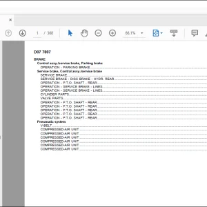 Deutz Fahr D07 7807 Parts Catalog Manual - PDF DOWNLOAD